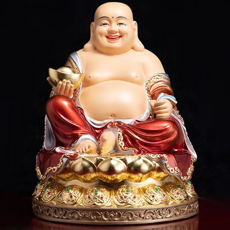 Temple Shrine Treasure Bag Brons Maitreya Pusa