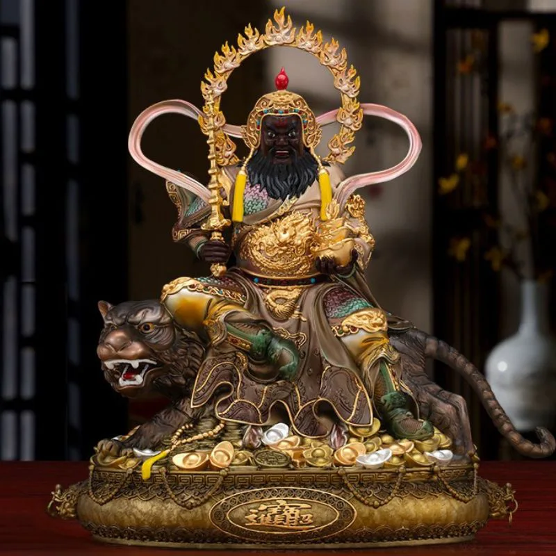 Tiger Riding Treasure Bowl Rikedom Gudom Zhao Gongming